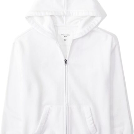 abercrombie kids Long-Length Graphic Full Zip Sweatshirt (Little Kids/Big Kids)