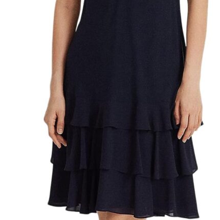 LAUREN Ralph Lauren Georgette Drop-Waist Dress