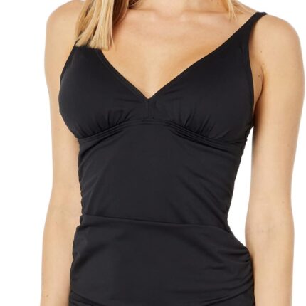 Tommy Bahama Pearl Over the Shoulder V-Neck Long Tankini