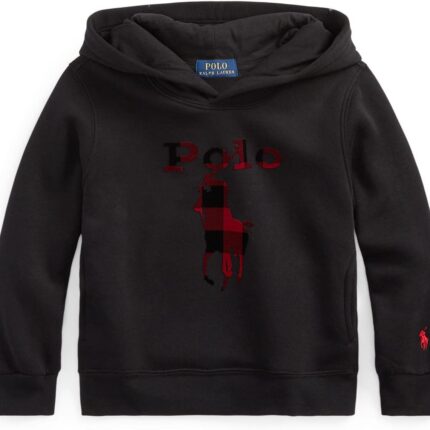 Polo Ralph Lauren Kids Buffalo Check Big Pony Fleece Hoodie (Little Kids)