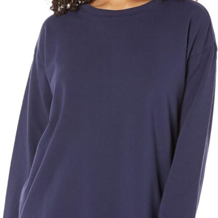 Mod-o-doc Lightweight French Terry Long Sleeve Crew Neck Sweatshirt