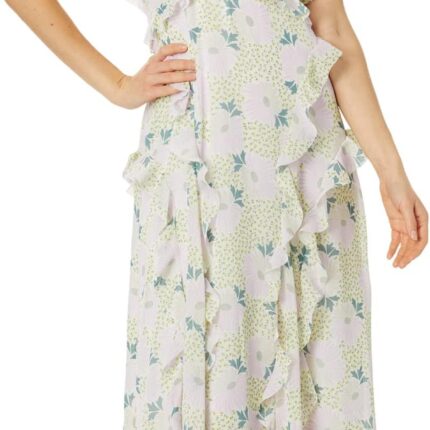 Ted Baker Calinia Sleeveless Waterfall Midi Dress
