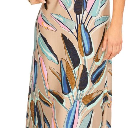 NIC+ZOE Banana Leaves Slip Dress