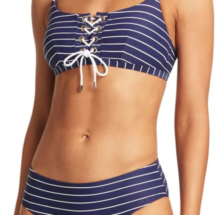 SEA LEVEL SWIM Shoreline Mid Bikini Pant
