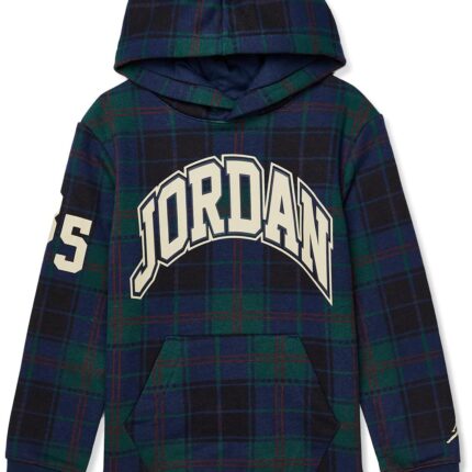 Jordan Kids Essentials Plaid Pullover Hoodie (Toddler/Little Kids)