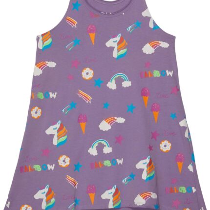 Chaser Kids Unicorn Treats Dress Cotton Jersey Tank Dress (Little Kids/Big Kids)