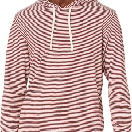 Vince Slub Stripe Pullover Hoodie