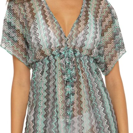 BECCA Seine Crochet V Front Dress Cover-Up