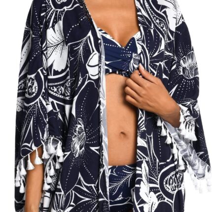 La Blanca At The Playa Open Front Kimono