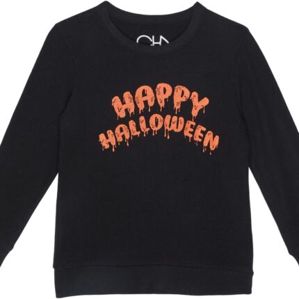 Chaser Kids Happy Halloween Recycle Bliss Knit Pullover (Little Kids/Big Kids)