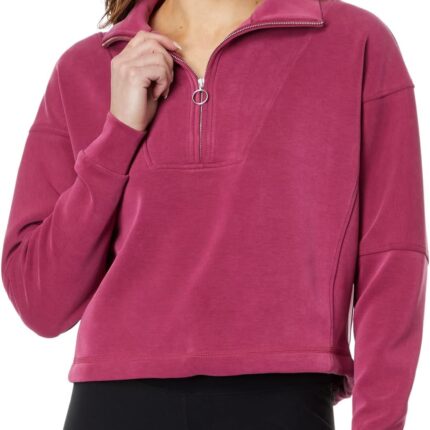 Sweaty Betty Sand Wash Funnel Neck Half Zip