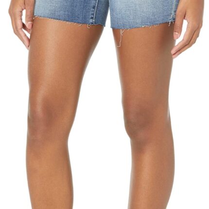 Liverpool Los Angeles Petite Chloe Pull-On Bermuda Shorts with Cut Hem