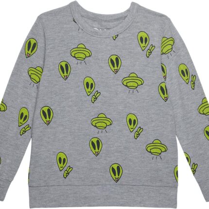 Chaser Kids Silly Aliens Bliss Knit Pullover (Little Kids/Big Kids)